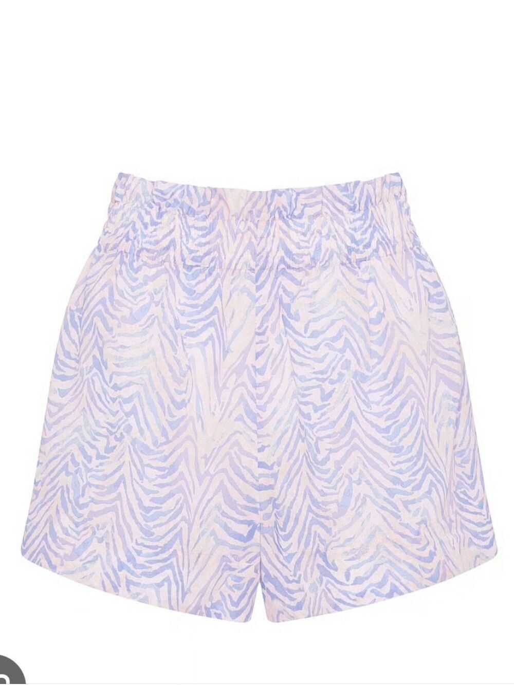 Victoria's Secret Swim Beachwear Voile Shorts Sz Small NWT Soft Pink Zebra